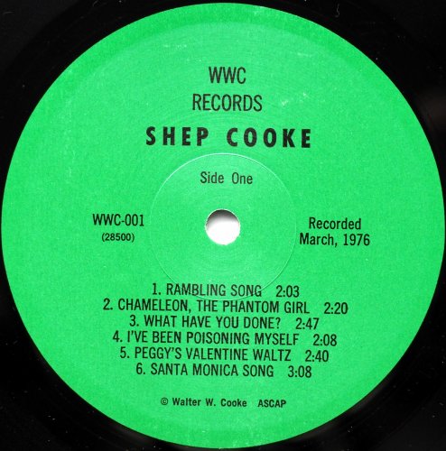 Shep Cooke / Shep Cooke (In Shrink)β