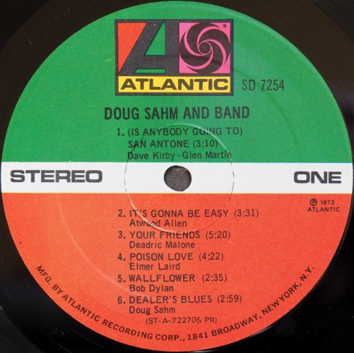 Doug Sahm / Doug Sahm And Band (US Early Issue)β