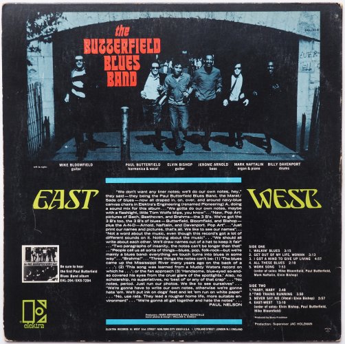 Butterfield Blues Band, The / East West (UK Early Press MONO)β