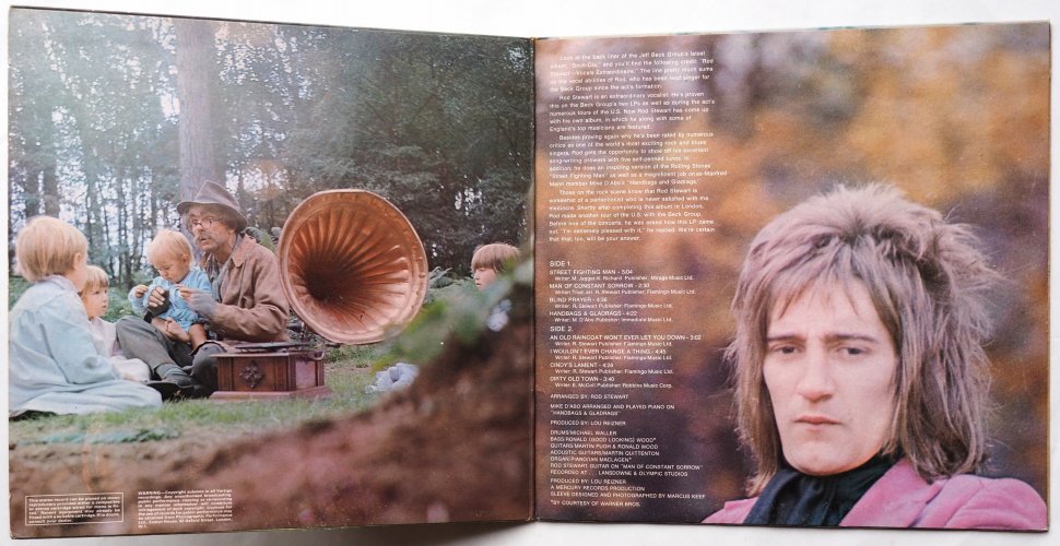 Rod Stewart / An Old Raincoat Won't Ever Let Down (UK Big Swirl Early Issue)β