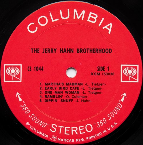 Jerry Hahn Brotherhood, The / The Jerry Hahn Brotherhood (US Early Issue Promo)β