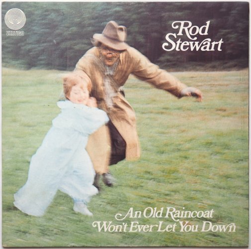 Rod Stewart / An Old Raincoat Won't Ever Let Down (UK Swirl 2nd Issue)β