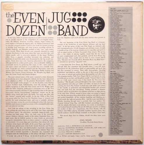 Even Dozen Jug Band / Even Dozen Jug Band (US Early Press)β