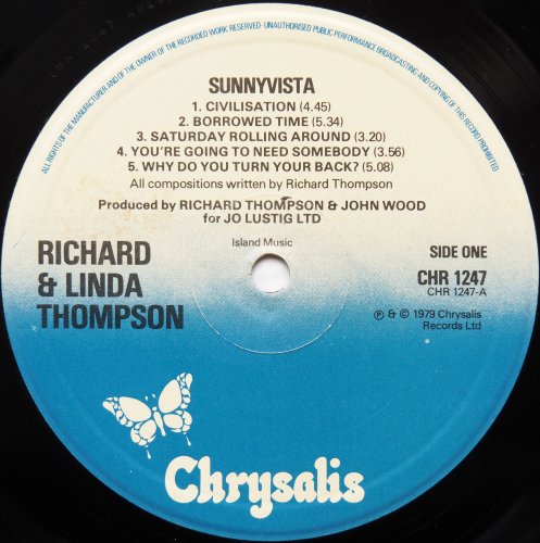 Richard & Linda Thompson / Sunnyvistaβ