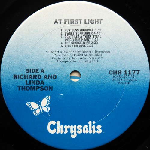 Richard And Linda Thompson / First Light (UK)β