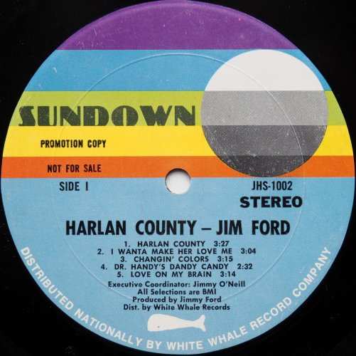 Jim Ford / Harlan County (Promo)β