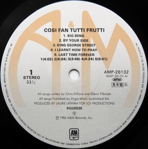 Squeeze / Cosi Fan Tutti Frutti ( Ÿ)β