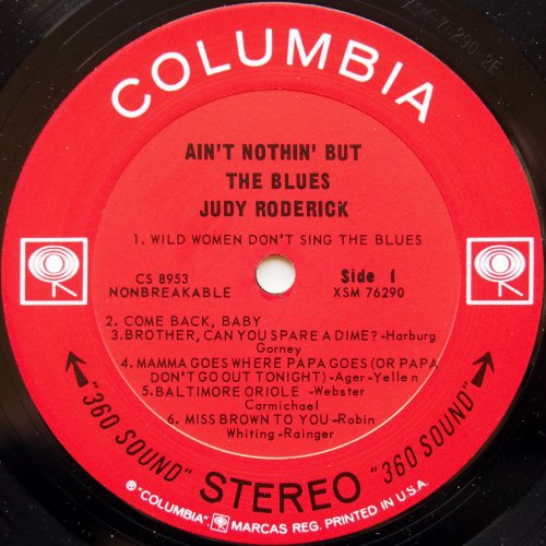 Judy Roderick / Ain't Nothin' But The Bluesβ