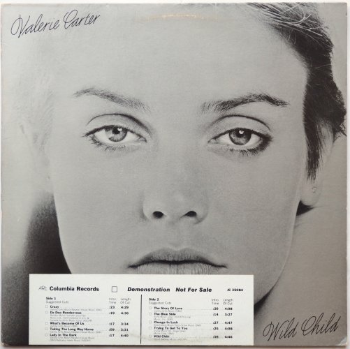 Valerie Carter / Wild Child (Rare White Label Promo)β