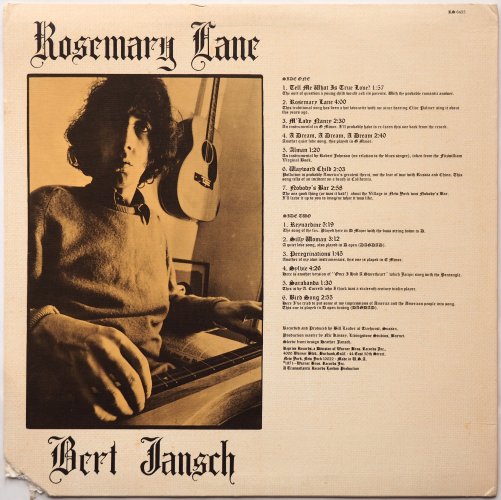 Bert Jansch / Rosemary Lane (US Early Issue)β