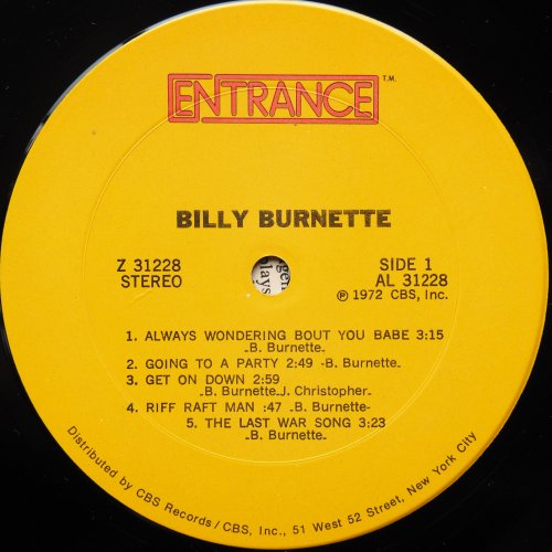 Billy Burnette / Billy Burnetteβ
