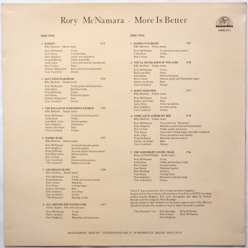 Rory McNamara / More Is Betterβ
