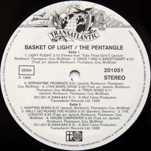 Pentangle, The / Basket Of Light (Germany In Shrink)β