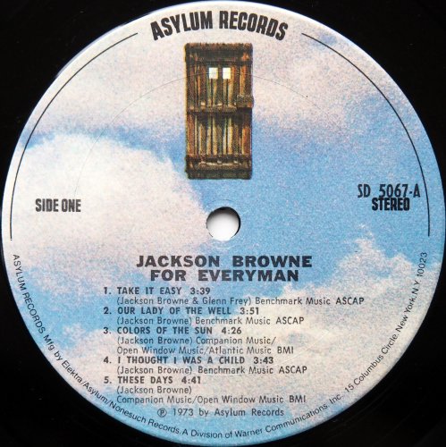 Jackson Browne / For Everyman (US Early Issue)β