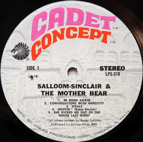 Salloom, Sinclair & The Mother Bear / Salloom, Sinclair & The Mother Bearβ