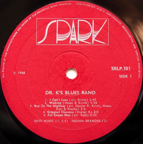 Dr. K's Blues Band / Dr. K's Blues Band (UK Matrix-1)β