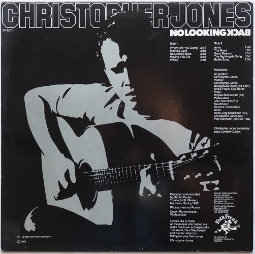 Christopher Jones / No Looking Back (Germany Only Original)β