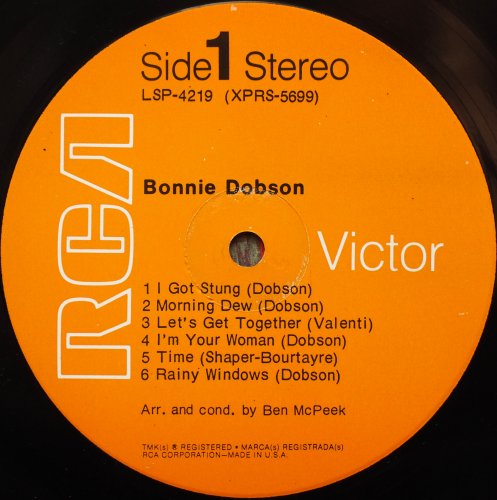 Bonnie Dobson / Bonnie Dobson (US)β