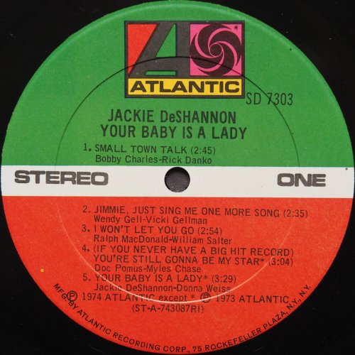 Jackie Deshannon / Your Baby Is A Ladyβ