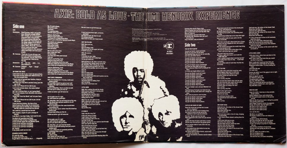 Jimi Hendrix Experience / Axis: Bold As Love (US Tri-Color Label Early Issue)β