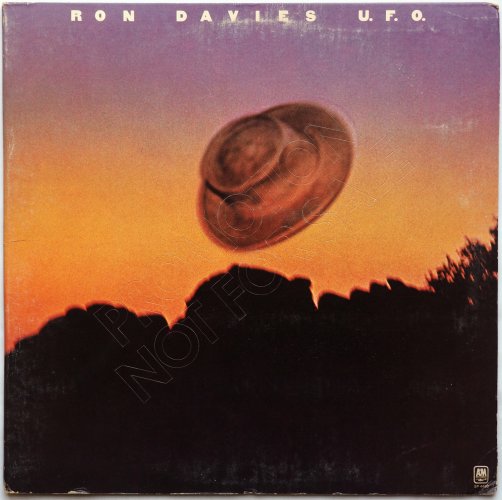Ron Davies / U. F. O. (UFO) (US White Label Promo)β