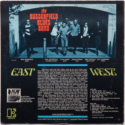 Butterfield Blues Band, The / East West (US Red Label 2nd Issue)の画像