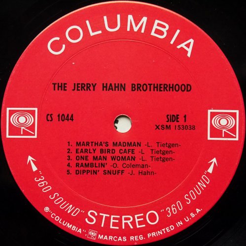 Jerry Hahn Brotherhood, The / The Jerry Hahn Brotherhood (US Early Issue)β