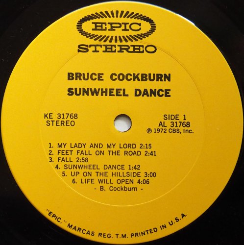 Bruce Cockburn / Sunwheel Dance (US)β