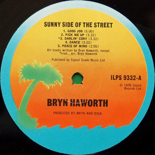 Bryn Haworth / Sunny Side Of The Street (UK 2nd Issue)β