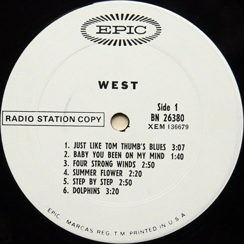 West / West (Rare White Label Promo Mono!)β