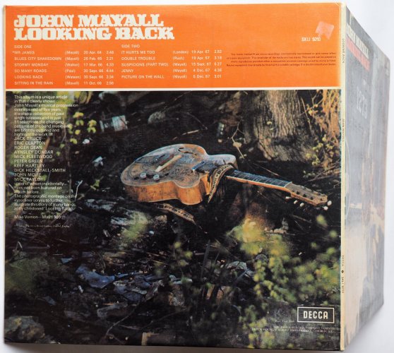 John Mayall / Looking Back (Italy Early Issue)β