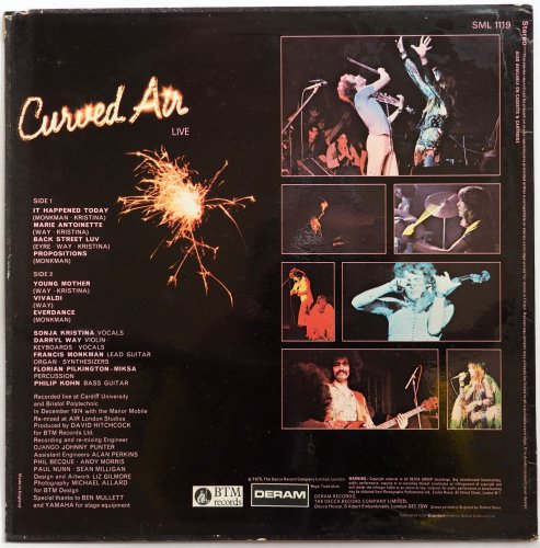 Curved Air / Curved Air Live (UK Matrix-1)β