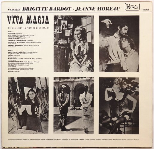 Brigitte Bardot, Jeanne Moreau / Viva Maria! OST (Germany) - DISK