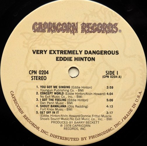 Eddie Hinton / Very Extremely Dangerous (In Shrink)β