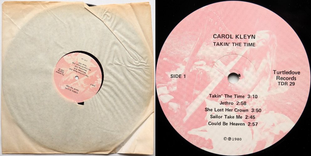 Carol Kleyn / Takin' The Time (Rare Original Signed!)β