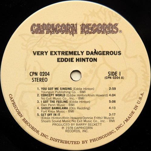 Eddie Hinton / Very Extremely Dangerousβ