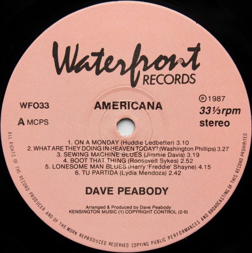 Dave Peabody / Americana β