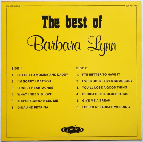 Barbara Lynn / The Best Of Barbara Lynn β