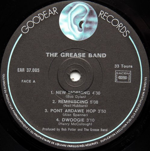 Grease Band / Amazing Grease (France Goodear Early Issue)β