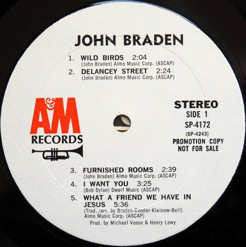 John Braden / John Braden (White Label Promo)β