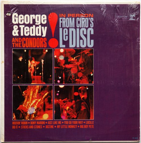 George And Teddy And The Condors / In Person From Ciro's Le Disc (Canada In Shrink Mono)β