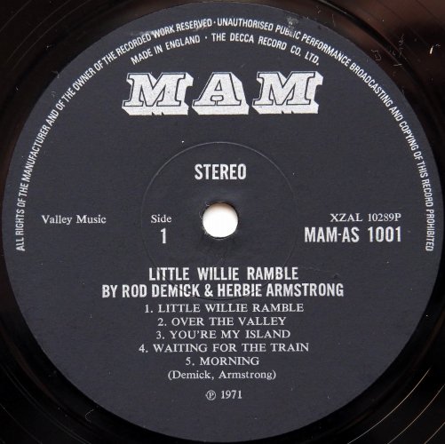 Rod Demick & Herbie Armstrong / Little Willie Ramble (UK 1st Issue)β