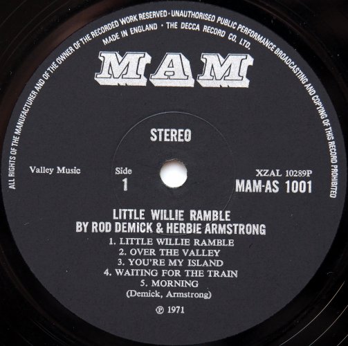 Rod Demick & Herbie Armstrong / Little Willie Ramble (UK)β