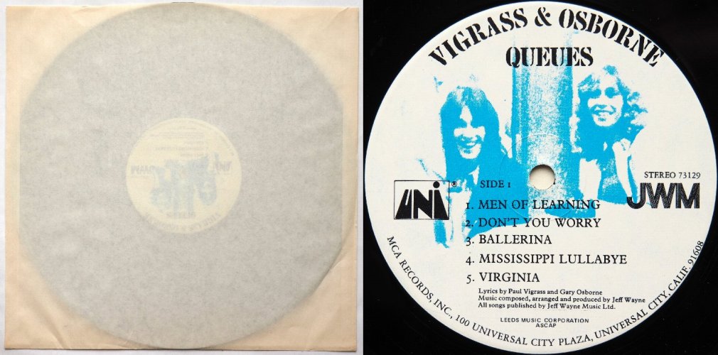 Vigrass & Osborne / Queuesβ