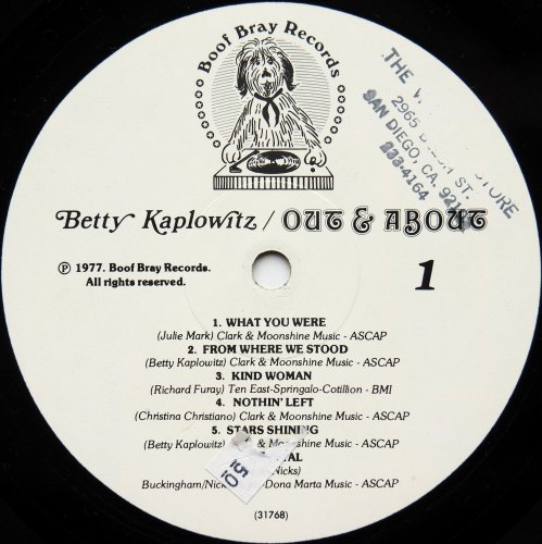 Betty Kaplowitz / Out & About β