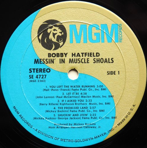 Bobby Hatfield / Messin' In Muscle Shoals (Promo)β
