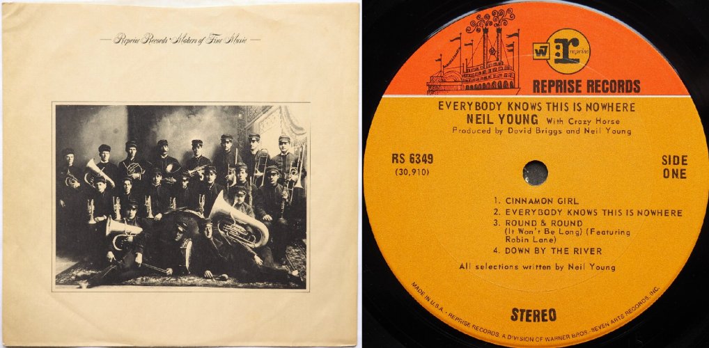 Neil Young With Crazy Horse / Everybody Knows This Is Nowhere (US 2-Tone Label Early Issue)β
