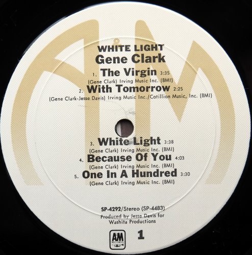 Gene Clark / Gene Clark (White Light) (US 2nd Isuue!)β