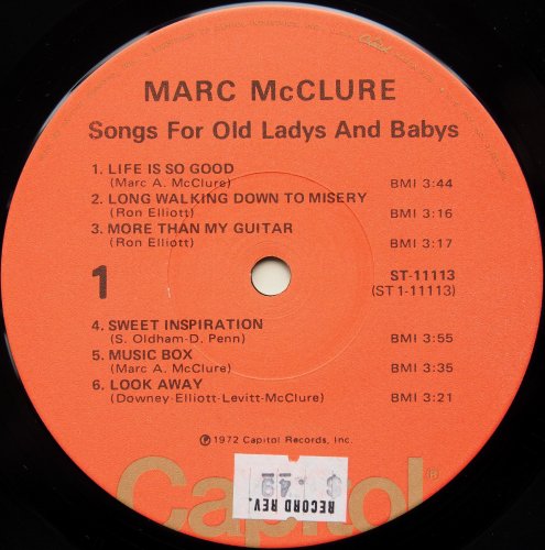 Marc McClure / Songs For Old Ladys And Babysβ