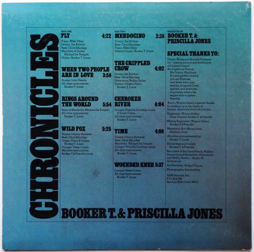 Booker T. & Priscilla Jones / Chronicles - DISK-MARKET